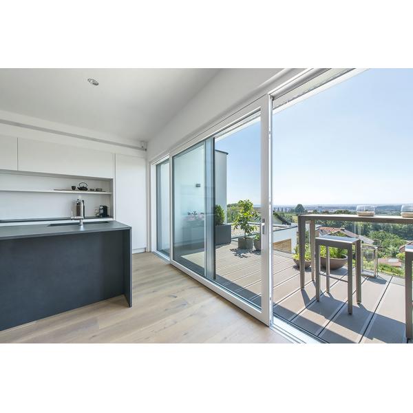 Quality Patio Aluminium Sliding Door For Balcony Fluorocarbon ISO9001 for sale