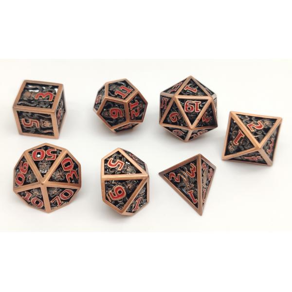 Quality Handmade Antiwear Resin Polyhedral Dice Portable For Shadowrun for sale
