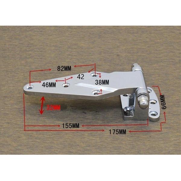 Quality 175mm Cold Store Storage Refrigerator Hinge Industrial Part Refrigerated Truck for sale