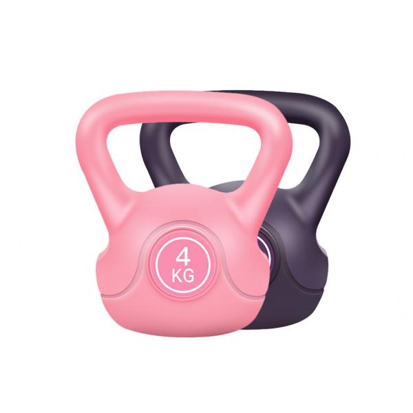 Quality Multicolor Friendly Free Weight Kettle Dumbbells Cement Kettlebells Pink Purple for sale