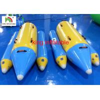 China 2 People Water Games Inflatable Fly Fishing Boats , PVC Inflatable Banana Boat factory