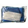 China Dark Blue Disposable Protective Apparel , Disposable Scrub Suits With Shirt / Pants factory