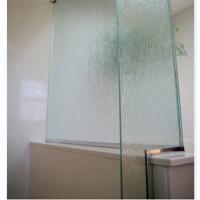 Quality Art Decorative Fluted Tempered Glass 12mm Thickness For Shower Room for sale