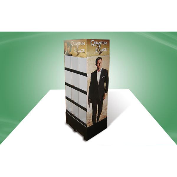 Quality Light Weighted Cardboard Hook Display , Cardboard Display Shelves Easy Assemble for sale