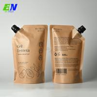 China 1000ml Shampoo Pouch Refill Kraft Paper With Plastic Cap factory