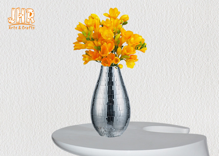 China Mosaic Glass Table Vase Homewares Decorative Items Wedding Centerpiece Table Vases factory
