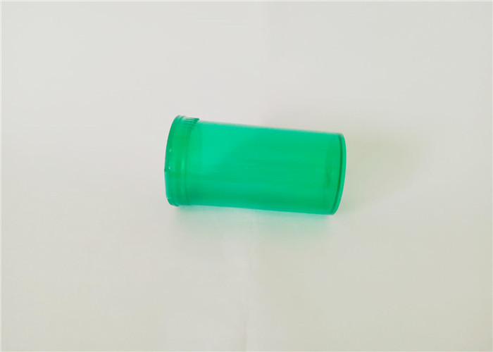 Quality Pharmacy Pop Top Containers Translucent Green H70mm*D39mm Safe Without Sharp for sale