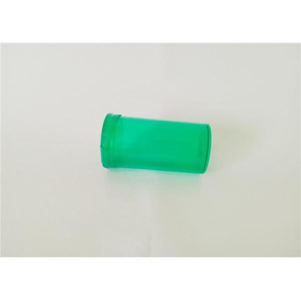 Quality Pharmacy Pop Top Containers Translucent Green H70mm*D39mm Safe Without Sharp Edges for sale