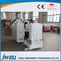 China Baseboard Upvc Profile Extrusion Line , Profile Custom Extrusions Space Saving factory