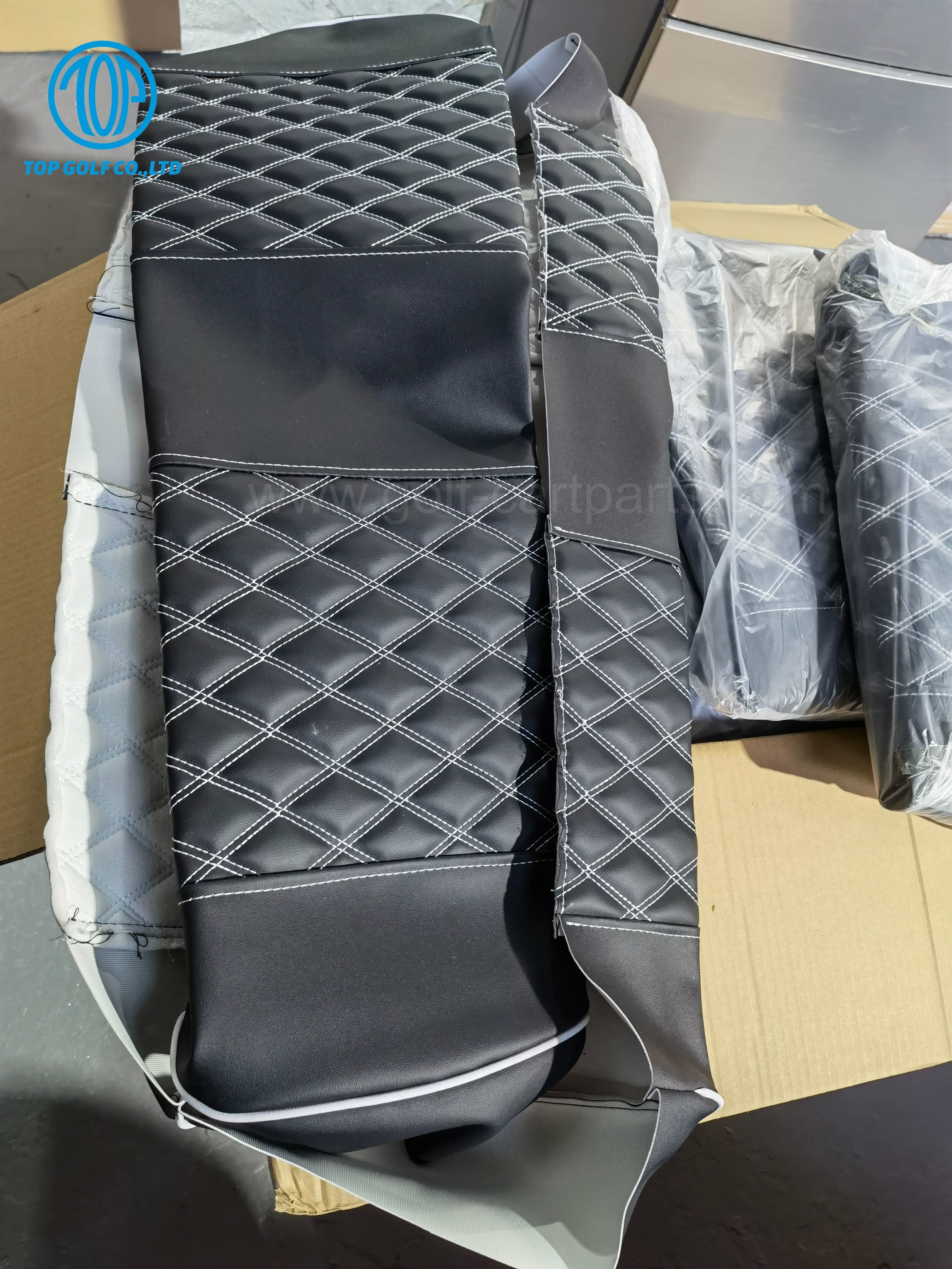 China Golf Cart Seat Covers Full Set For Front Seats With Polyester Bench Seat Protectors factory