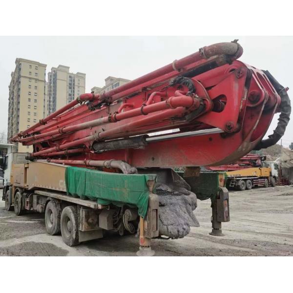 Quality 2nd hand 56m Pump Truck Sany brand with Mercedes Benz 3341 Model for sale