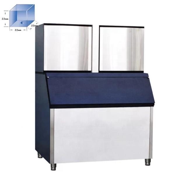 Quality 1000kg/24h Commercial Ice Cube Machine For Food Beverage Shops Hotels Coffee Bar for sale