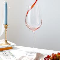 Quality 940ml Clear Crystal Long Stem Wine Glasses Lead Free 33 Oz Oversize Hand Blown for sale