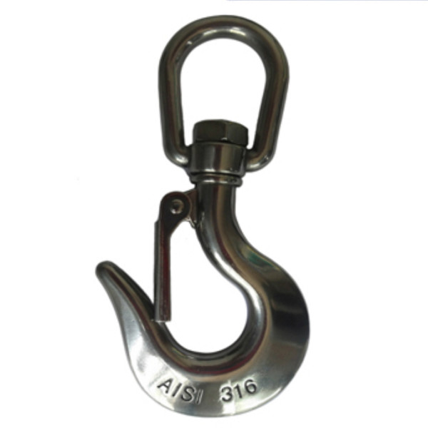 Quality 0.16kg - 1.52kg Stainless Steel Rigging Hardware Stainless Steel Lifting Hook for sale