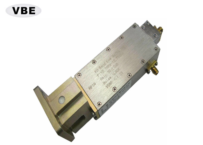 China 10 - 13GHz Broadband RF Power Amplifier Hybrid Micro Assembly Process, Wide-Band RF Power Amplifier factory