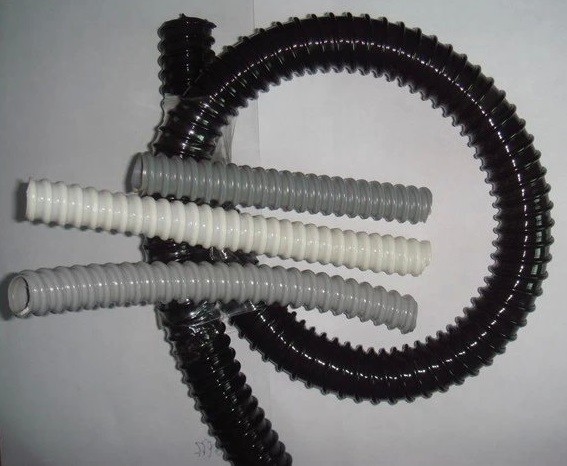 Quality PVC Ripple Tube Corrugated Flexible Tubing Organic Insulation Chemistry for sale