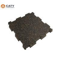 China Recycled Rubber Jigsaw Floor Tiles Anti Skid , Rectangle Rubber Puzzle Floor Mats factory