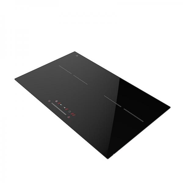Quality Glass Surface Ultra Thin Induction Cooker Cooktop 2 Zone Slide Control for sale