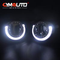 Quality Universal Car Headlight Shrouds Projector Lens LED Angel Eyes Shroud for sale