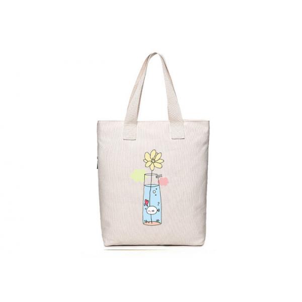 Quality Shopping Stylish Tote Shopper Bag Canvas Eco Friendly With Zipper Closure for sale