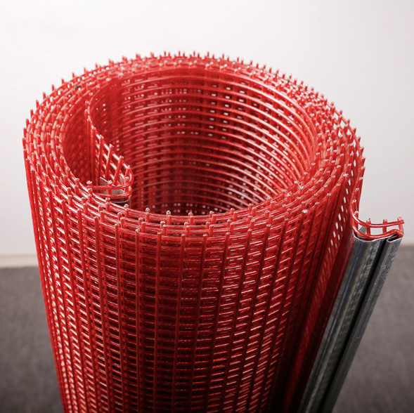 Quality Tensioned Hook Polyurethane Screen red wire screen mesh with hooks no blind for sale
