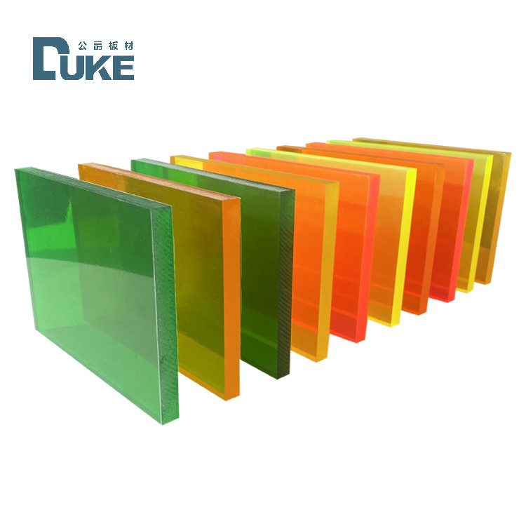 China Custom Size Translucent Solid Colored PMMA Acrylic Sheets factory