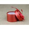 China Custom Labeling Red Wedding Ribbon Mini Carboard Paper Cans Packaging factory