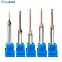 China Deep Groove Ball End Mill Micro-Diameter CNC Long Neck Long Clearance Small Milling Cutter factory
