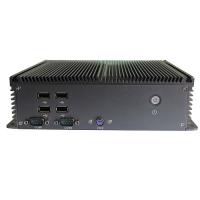 Quality MIS-ITX06FL double LAN 6USB 6COM Intel I3 I5 128G MSATA Fanless Box PC for sale