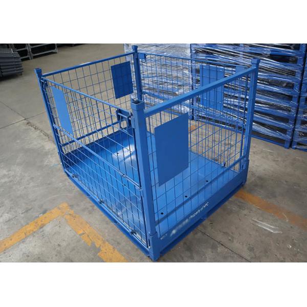 Quality Large Foldable Collapsible Stillage Pallet Mesh Cage 1480x1130 for sale