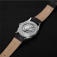 china Manual Movement Waterproof Mechanical Watch Chronograph Black And White Dial