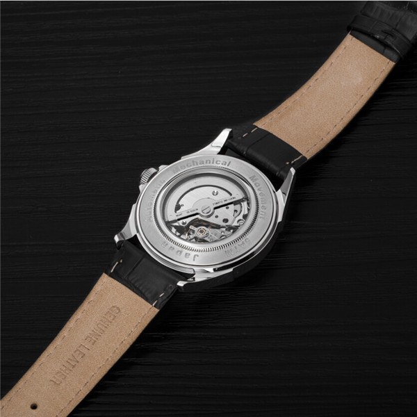 Quality Waterproof Luxury Tourbillon Mechanical Watch Stainless Steel Case Bottom for sale