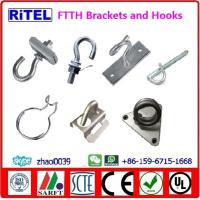 China ftth/fttx/fttb fitting, anchor tension clamps, brackets and hooks for fiber optical cable installation factory