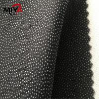 Quality 80gsm Fusing Fabric Twill Weaving Cotton Fusible Interlining for sale