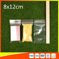 Quality Ldpe Plastic Reusable Ziplock Bags 8x12 cm With Colorful Line for sale