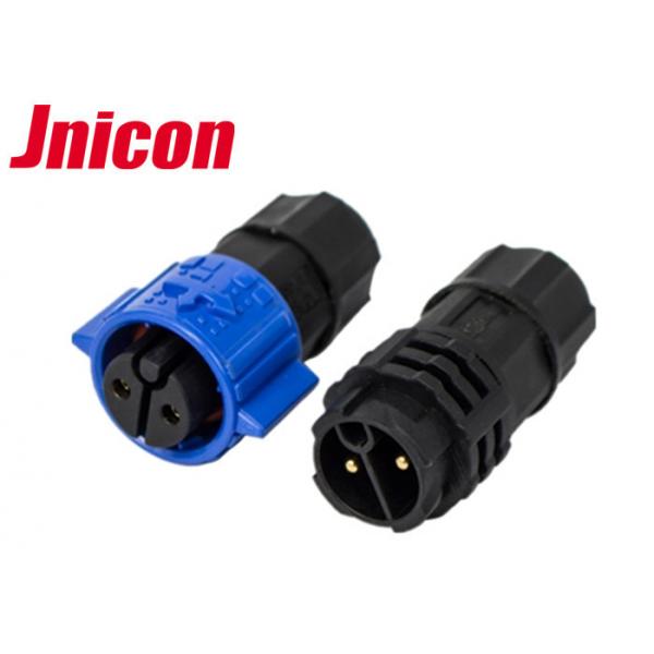 Quality Jnicon Waterproof Male Female Connector , 3 Pin Push Lock Electrical Connectors for sale