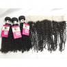 China 100 % Unprocessed Peruvian Human Hair Weave Curly Remy Hair Extensions factory