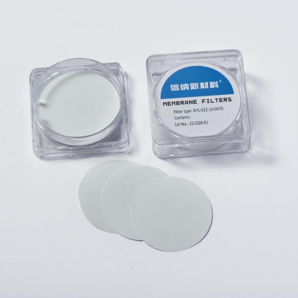 Quality Nylon Membrane Disc Filters 0.22μm Pore Size for sale