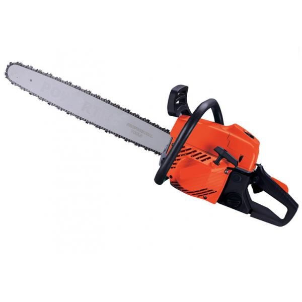 Quality Chinese cheap chainsaw 4500 5200 45CC 52CC gasoline chain saw with 45CC 52CC displacement for sale
