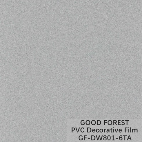 Quality OEM PVC Decorative Film Grain PVC Blister Film Silver Paint Type for sale