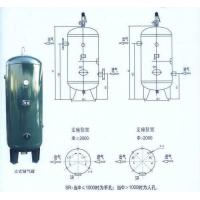 China Steel Air Compressor Tank Vertical Type , Small Portable Compressed Air Tank for sale