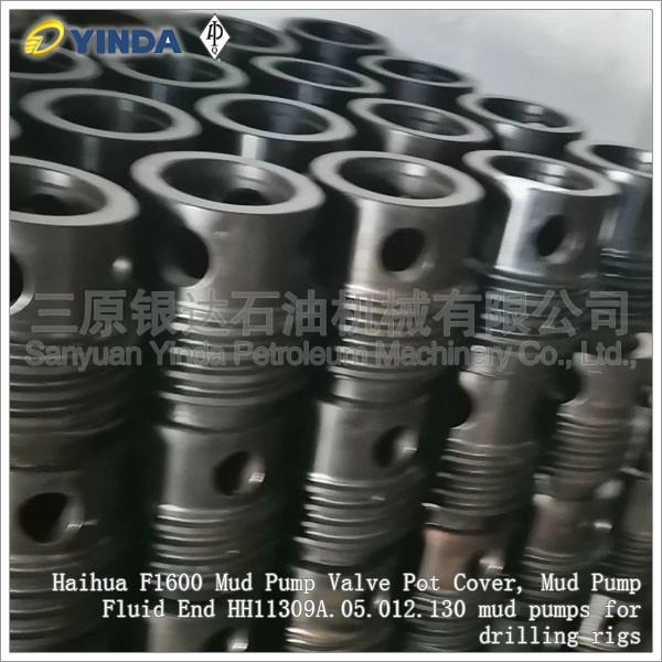 Quality Haihua F1600 Mud Pump Valve Pot Cover, Mud Pump Fluid End HH11309A.05.012.130 mud pumps for drilling rigs for sale