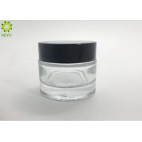 China 1oz Face Eye Cream Thick Bottom 30ml Glass Jar Custom Printing Logo factory