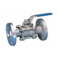 Quality 3 PC Flanged End Stainless Steel Threaded Ball Valve Spring Loaded Ball Valve for sale
