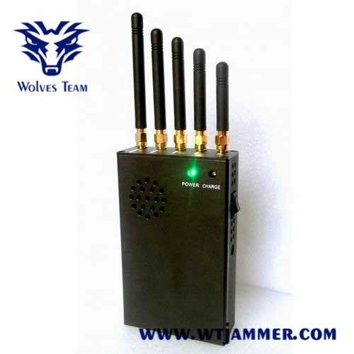 Quality Handheld 20 Meters 3W Cell Phone Jamming Device for sale