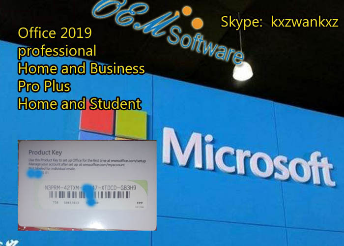 China Home And Student Windows Office 2019 Product Key / FPP Online Activation Key factory