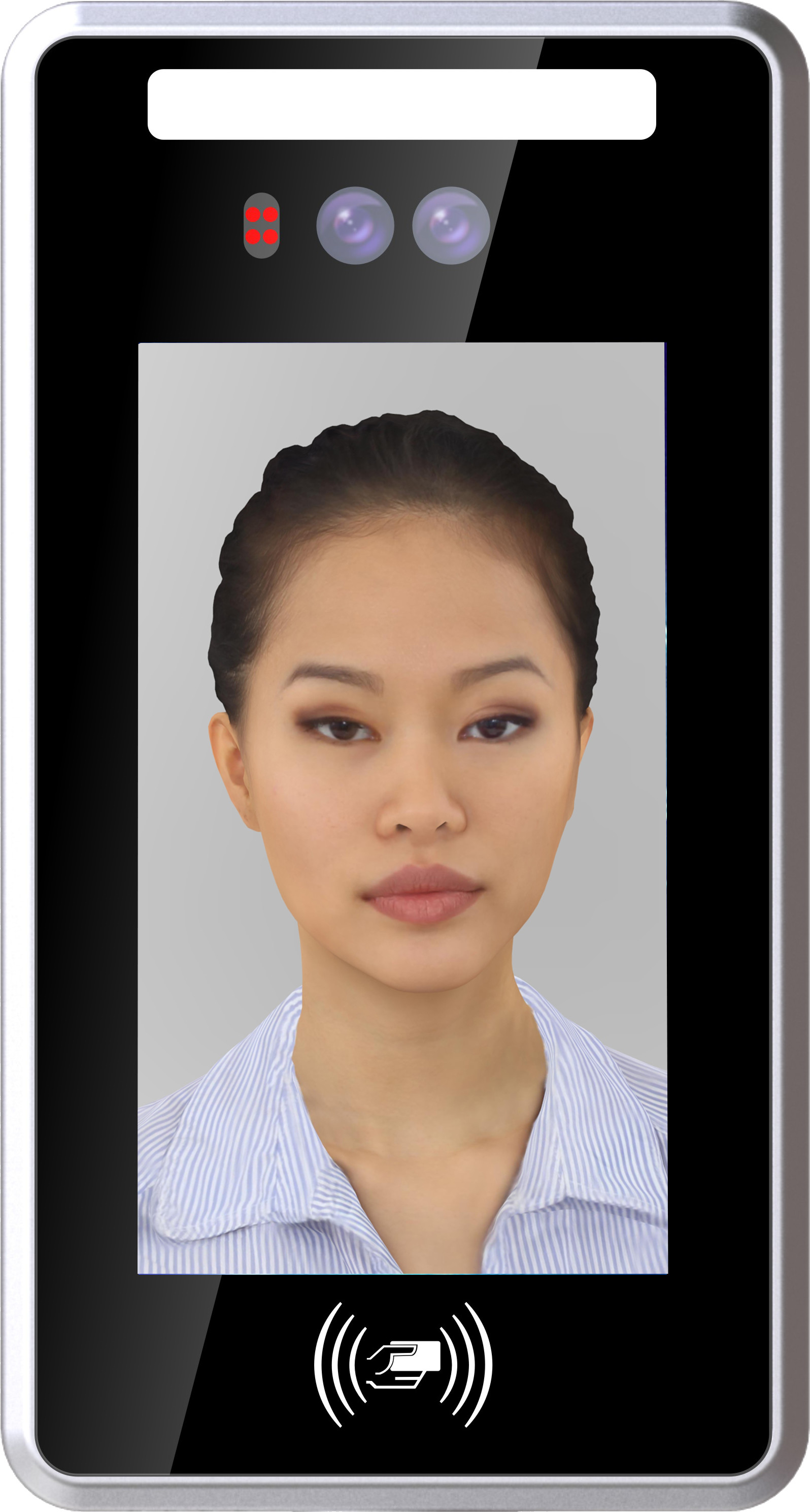 Quality Wall-Mounted Face Recognition Terminal With Card Reader To Office Access Control for sale