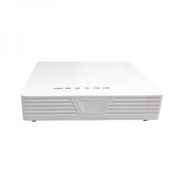 Quality 12V DC 1A GPON ONU 10GE 1GE 2VOIP XGS PON ONT Optical Network Terminal for sale