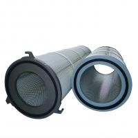 China 3 Lugs Industrial Air Filter , Aluminum Cap Dust Extraction Filters GTJ3266 Model factory