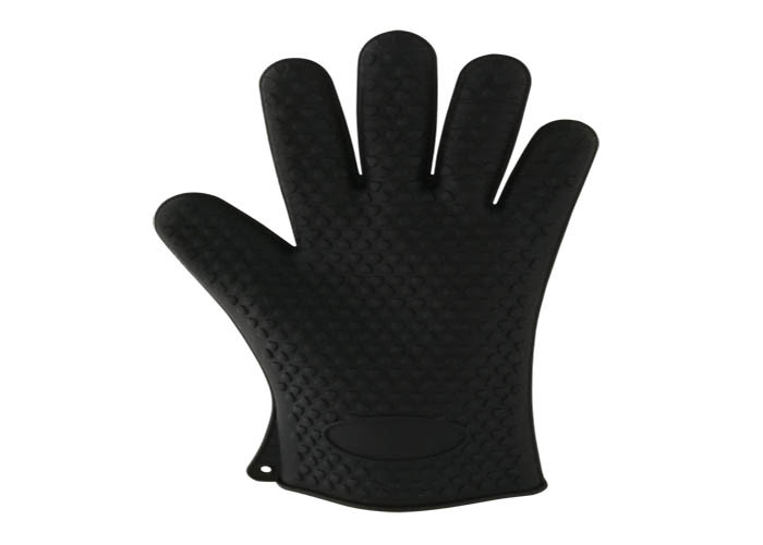 China Food Grade Black Silicone Oven Gloves food grade silicone Heat Resistant Work Gloves Hot Pressing factory